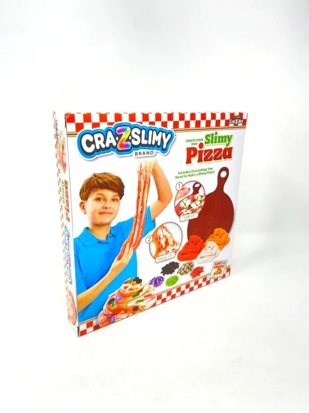 Cra-Z-Slimy Pizza Slimes And Putties Creativity Play Create Pizza Toppings